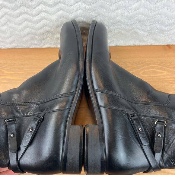 La Canadienne Womens SHARON Ankle Boots Waterproof Black Leather Size 8M - Picture 15 of 15